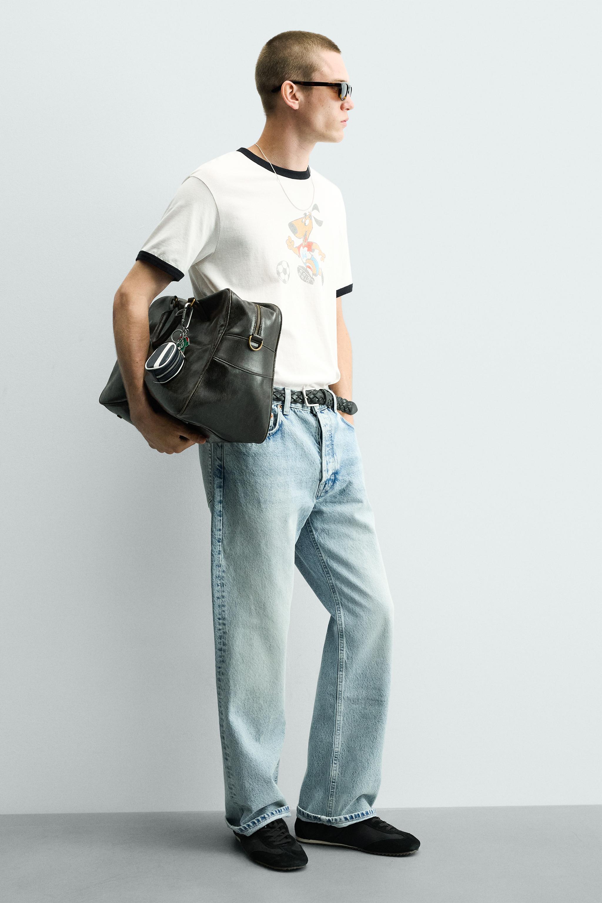 CRACKLED DUFFEL BAG